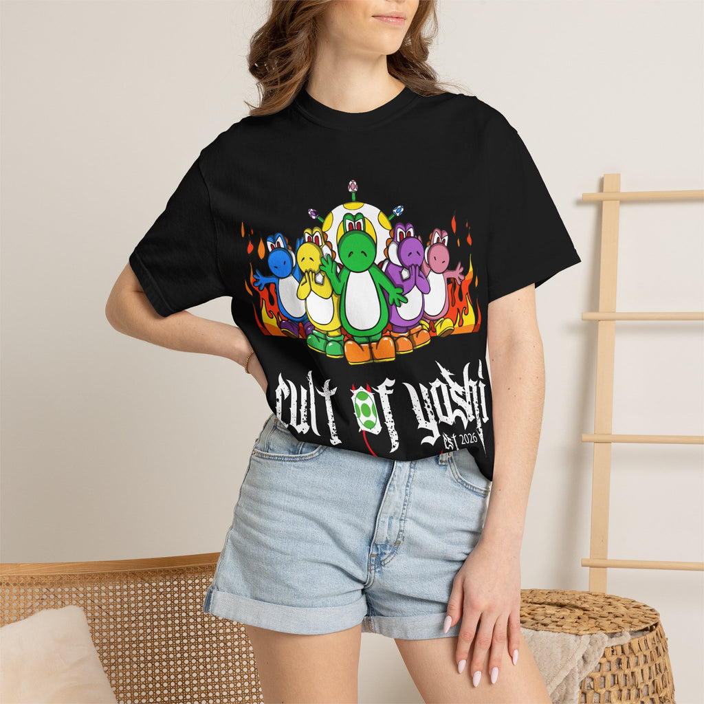 CULT OF DINO Unisex Garment-Dyed T-shirt