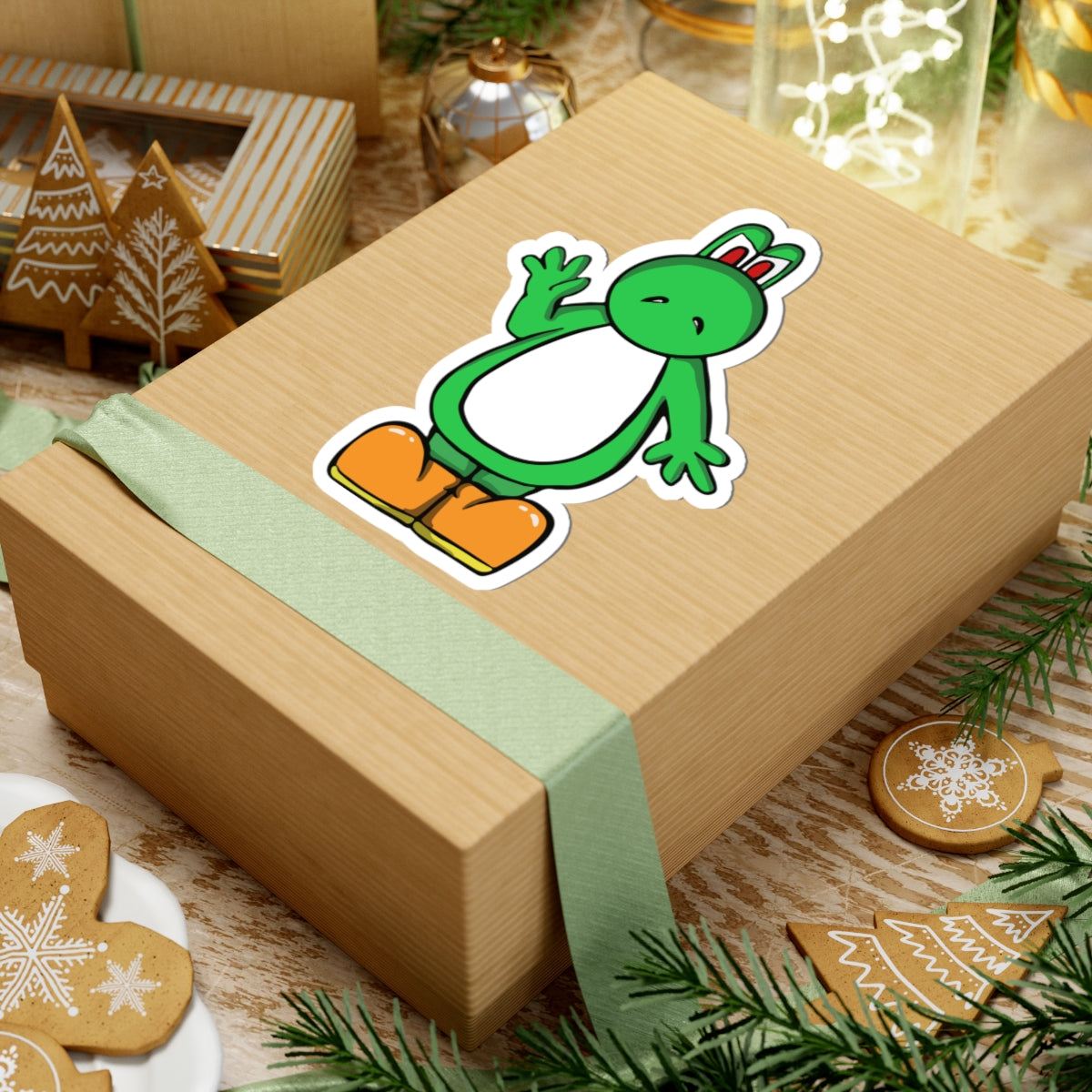 GREEN leader Kiss-Cut Stickers