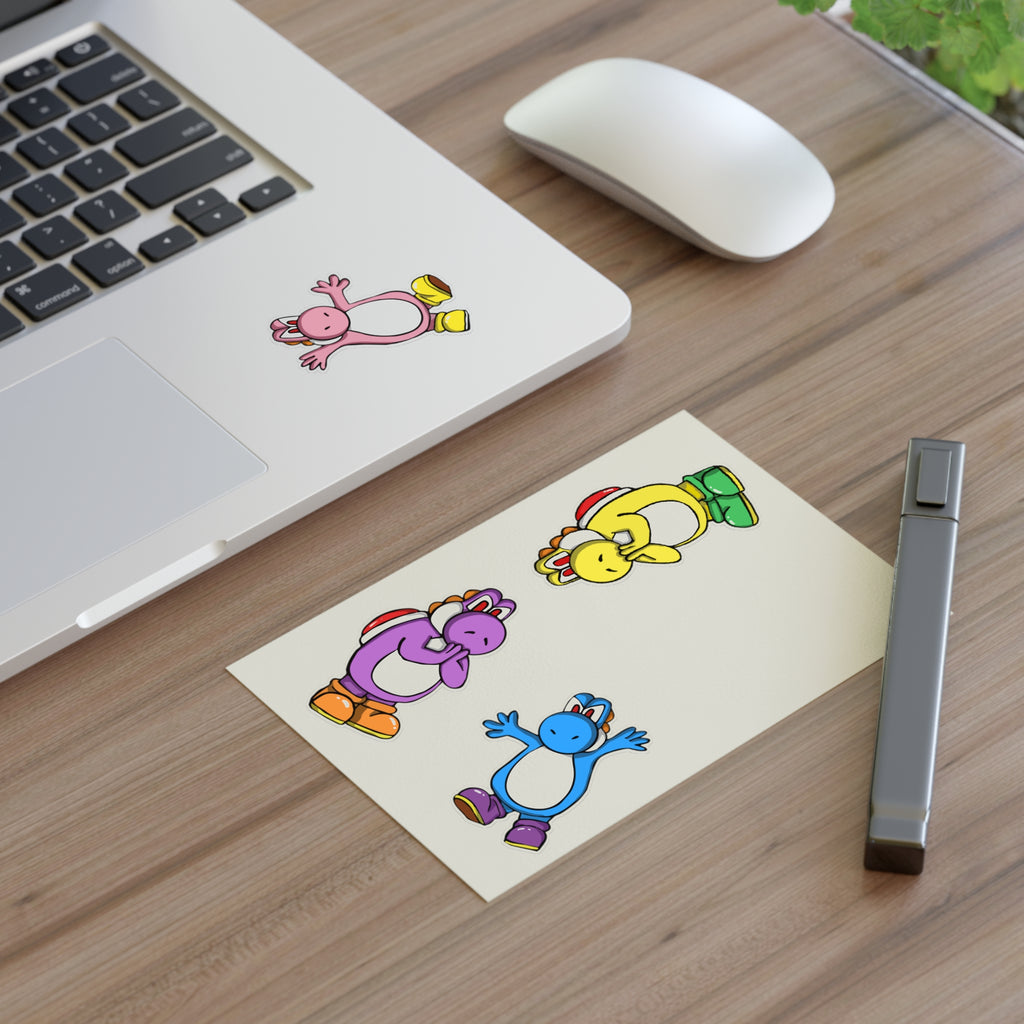 The 4 worshipers Sticker Sheets