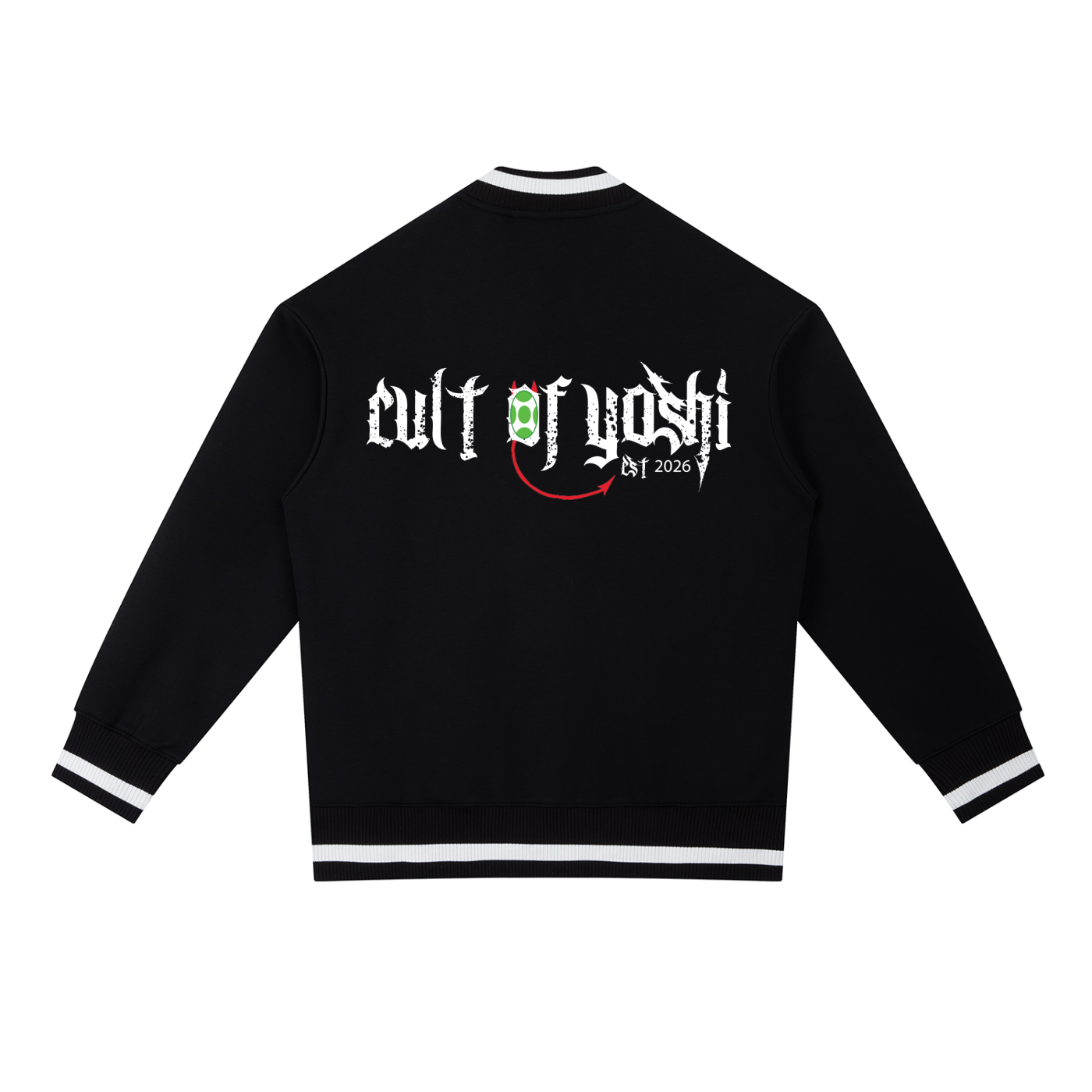 Contrast Piping Zip Bomber Jacket