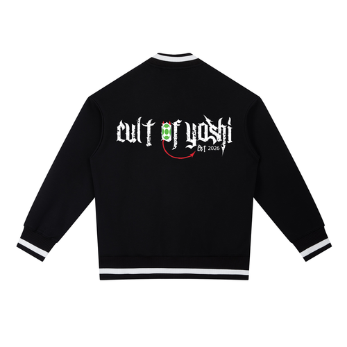 Contrast Piping Zip Bomber Jacket