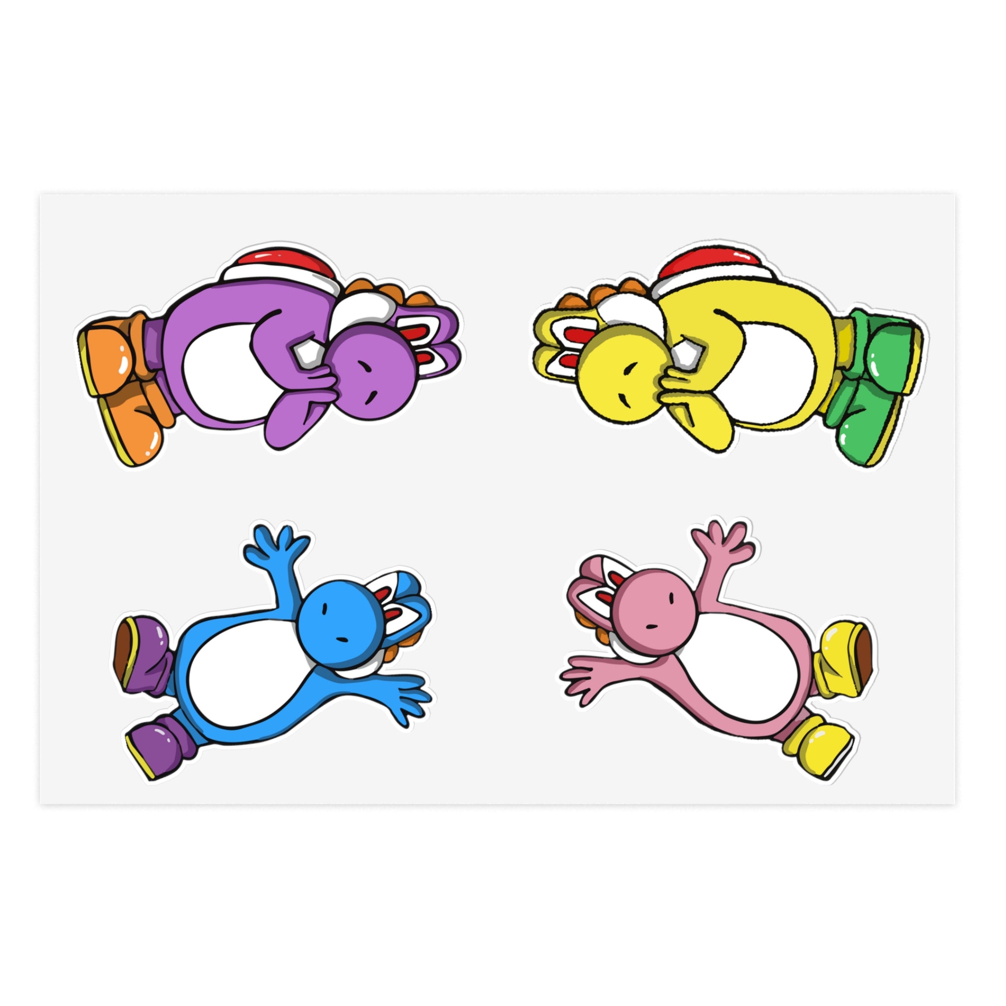 The 4 worshipers Sticker Sheets