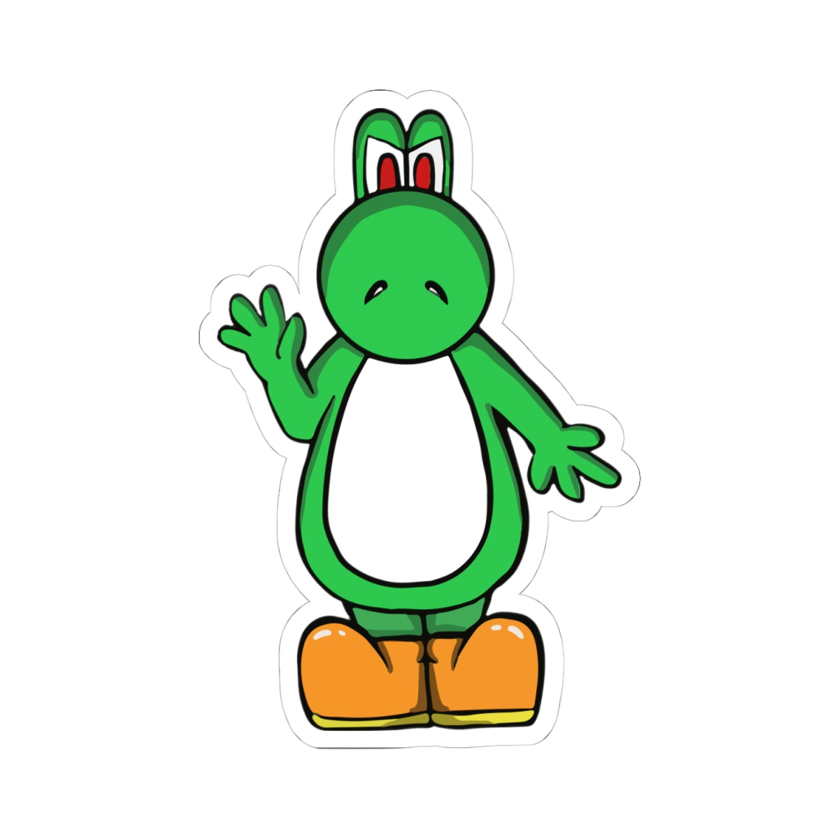GREEN leader Kiss-Cut Stickers