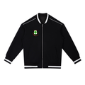 Contrast Piping Zip Bomber Jacket