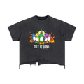 DISTRESSED CULT Vintage Wash Boxy Hem T-Shirt