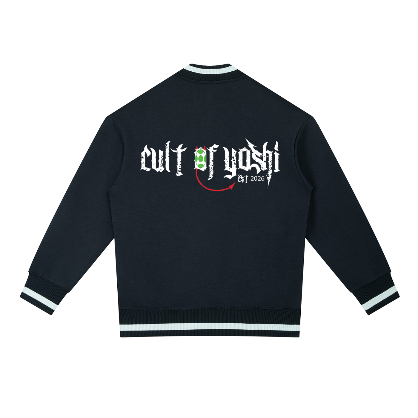 Contrast Piping Zip Bomber Jacket
