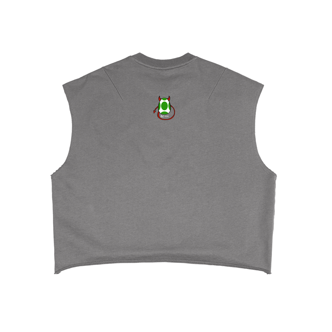 CULT crucifix French Terry Boxy Tank Top